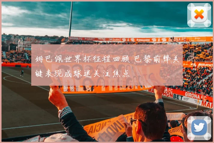姆巴佩世界杯征程回顾 巴黎前锋关键表现成球迷关注焦点